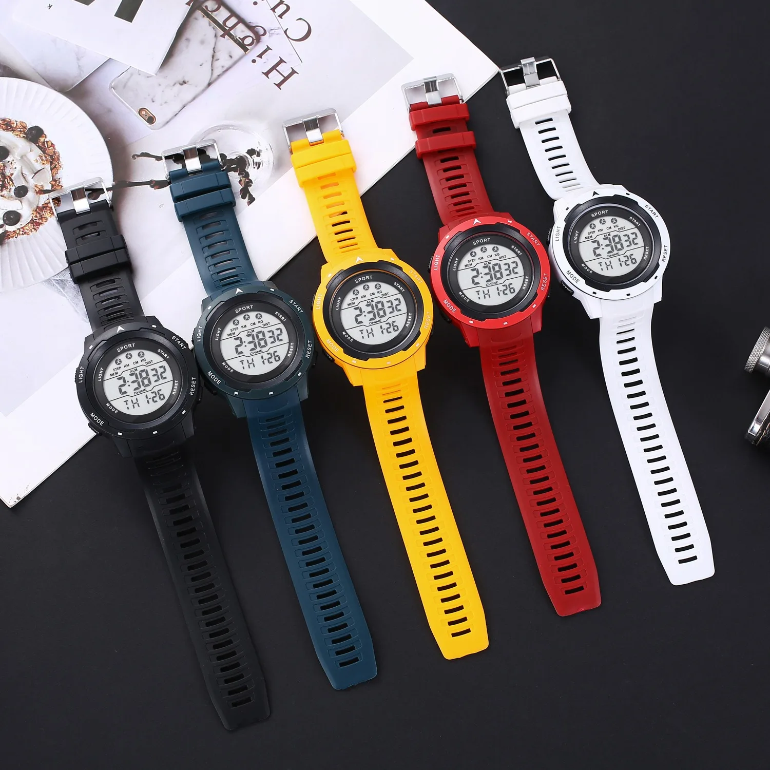 Military Digital Watches Men Sports Luminous Chronograph Waterproof Male Electronic Wrist Watches Relogio Masculino Boys Watch
