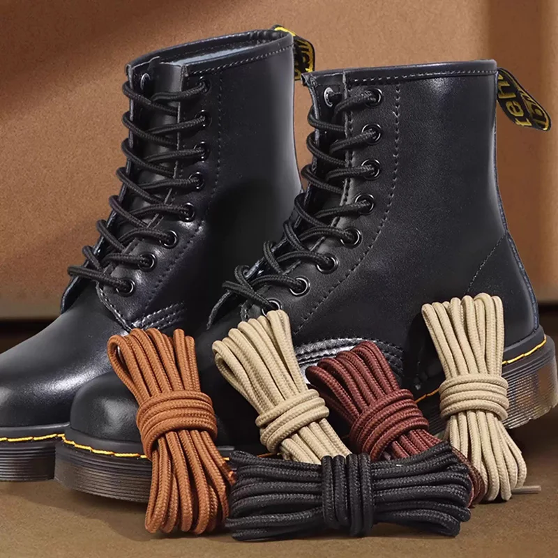 Photo inspiration: Visual Reference: Durable Polyester Round Shoe Laces Classic Double Deck Shoelaces Boot