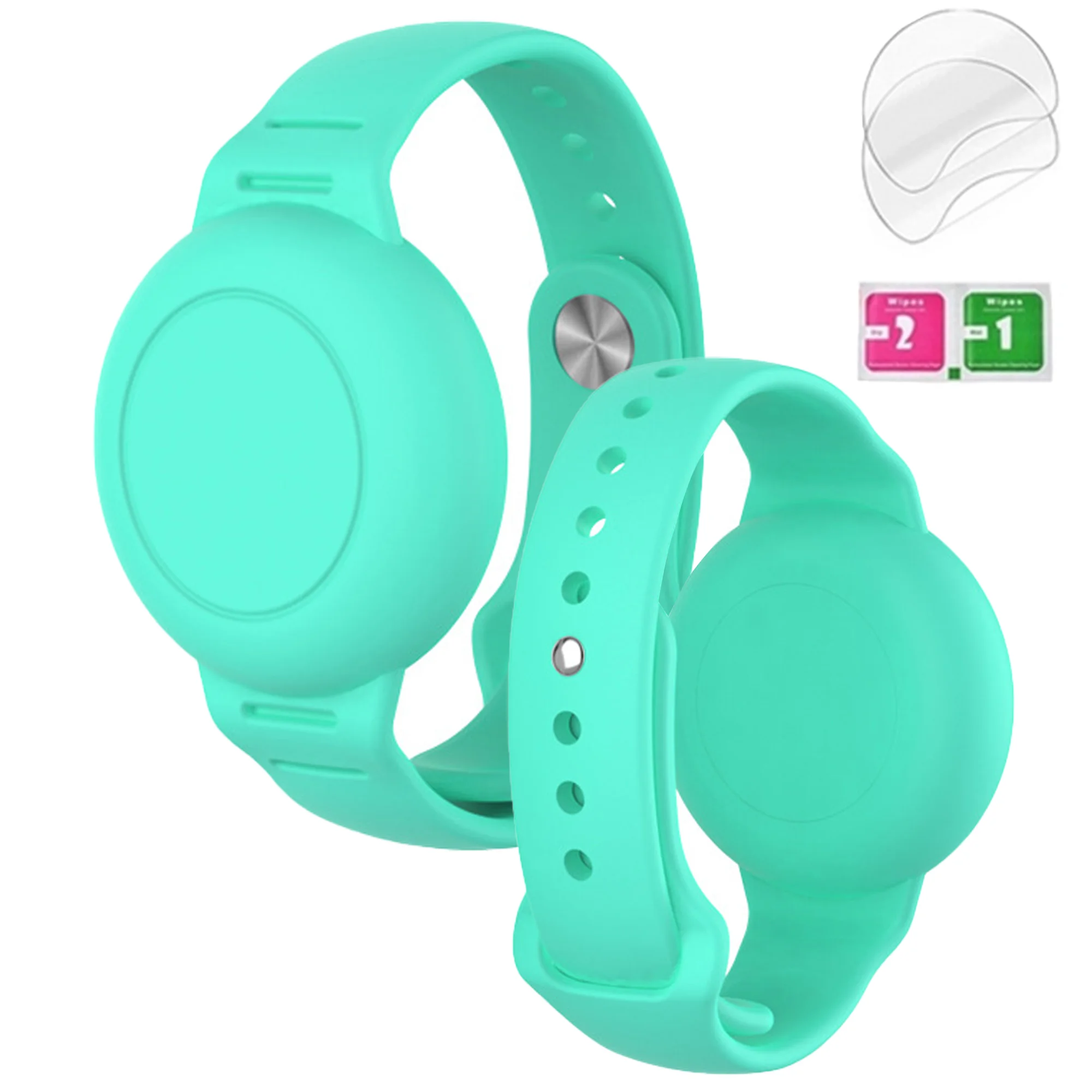 Silicone Anti-Removal Airtag Holder - Secure, Hidden Design for Kids, Pets, and Luggage