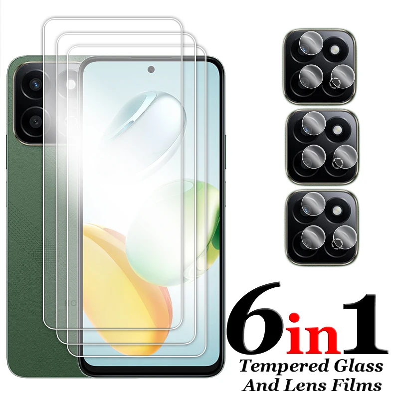 Lutree per Honor 200 Pro Pellicola Protettiva, 2+2+2 Pezzi TPU Pellicola Protettiva+ Posteriore Protezione Schermo+ Vetro Temperato Pellicola Fotocamera, HD Anti-Graffio Anti-Impronte