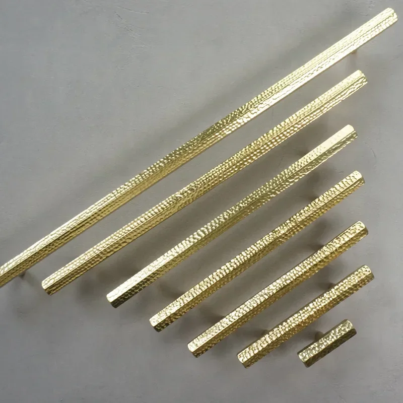 hexagonal brass handle para porta do armario 03