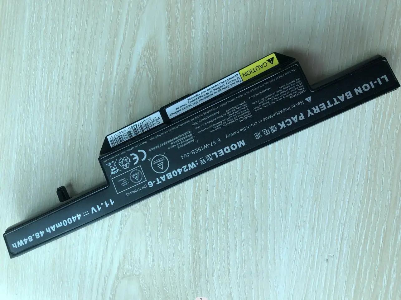 Bateria do Portátil para Clevo 6cell W240bat6 687-w15es4v4 Rm320 W251el 7872-9040 a W251eu W258eu - Imagem 5