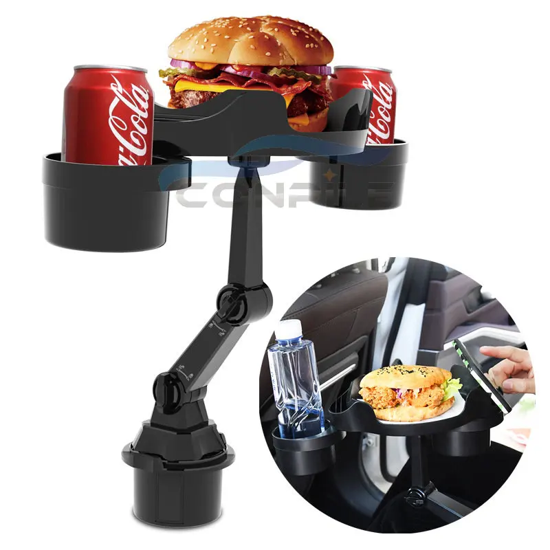 Soporte Universal Para Vasos De Coche Y Camion, Montaje Telefono Móvil, Bandeja Comida Aperitivos Coche, Novedad