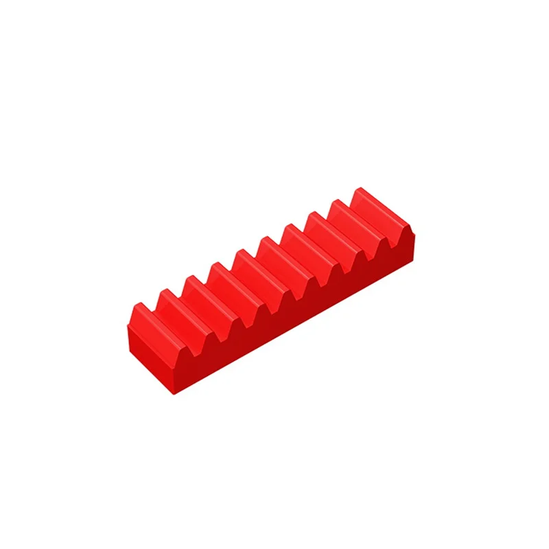 50PCS 3743 기어 랙 1x4 기술 MOC DIY 빌딩 블록 호환 하이테크 선물용 벽돌 장난감