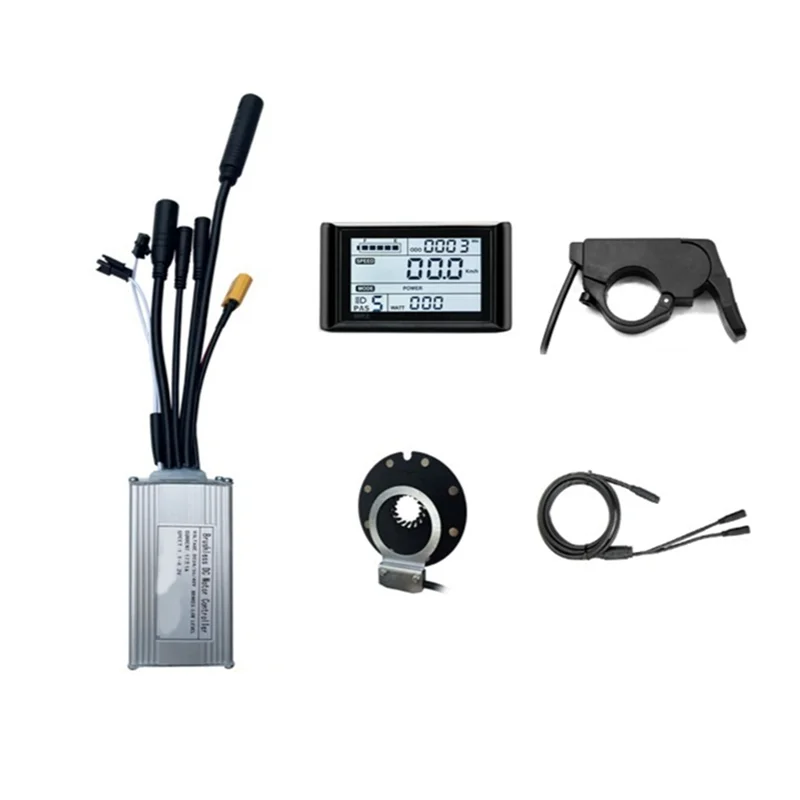 Sistema Di Controllo 17A 24V/36V/48V 250W/350W Motore Sw900 Con Controller Universale Piccolo Kit