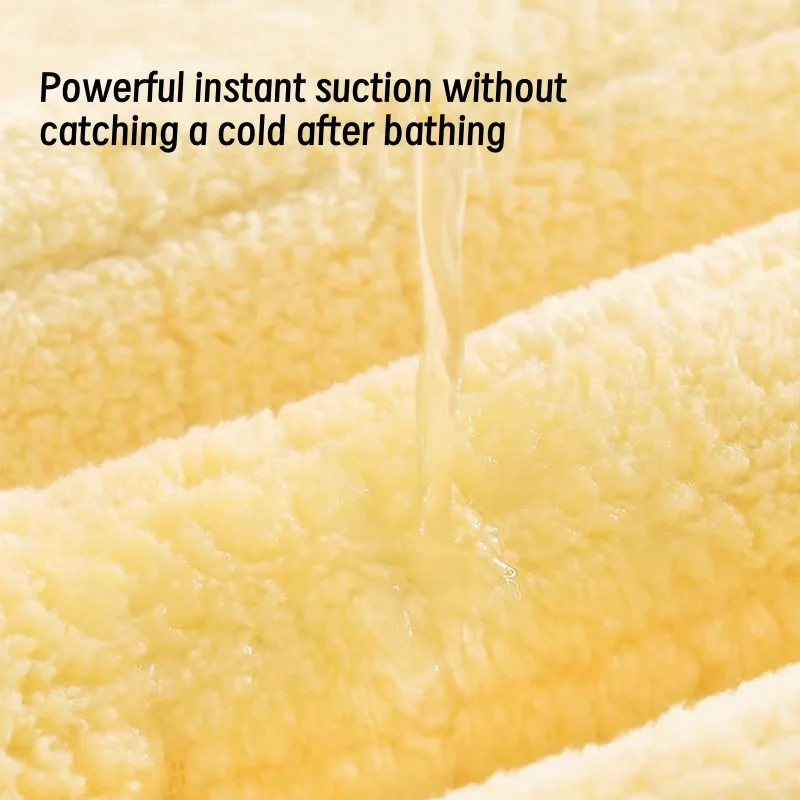Baby bath towel soft and absorbent Children's bathrobe thickened bath cloak hooded cloak wrapped nightgown