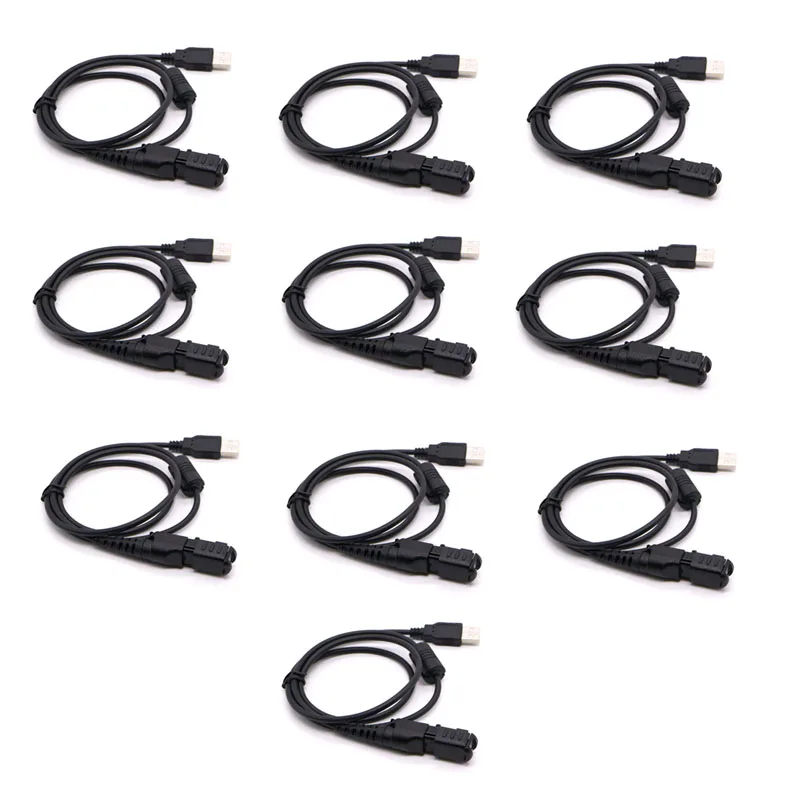 10pcs USB Programming Cable For Motorola XPR3000e DP2400 DP2600 DEP550 DEP500e DEP570 DP2000 E8600 E8608i XiR P6600 P6620 Radio dropship charging station base for xir p8268 dp4400 dp4800 dp4801 dep550 dep570 dp2000 dp2400 dp2600 radio