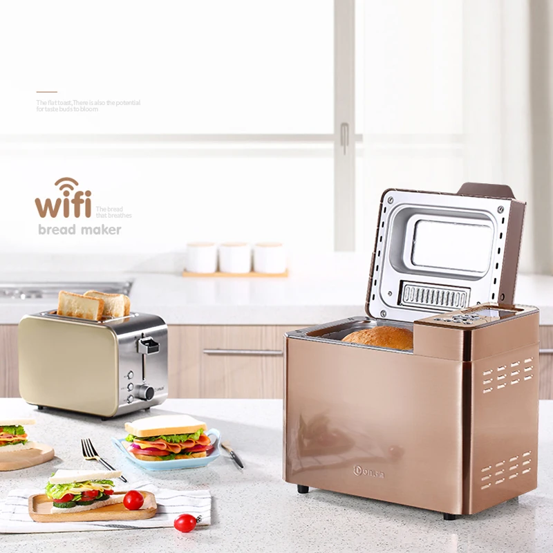 Household Automatic Bread Maker Machine Phone Wireless Intelligent Control Multifunctional DIY Baking Bun Oven