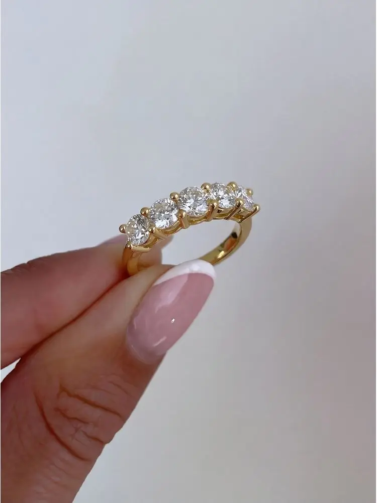 Wunderschöne, funkelnde, klassische Zirkonringe aus 925er-Sterlingsilber für Frauen, zum Antragen von Versprechen, Dating, luxuriöser, hochwertiger edler Schmuck – Detail 6