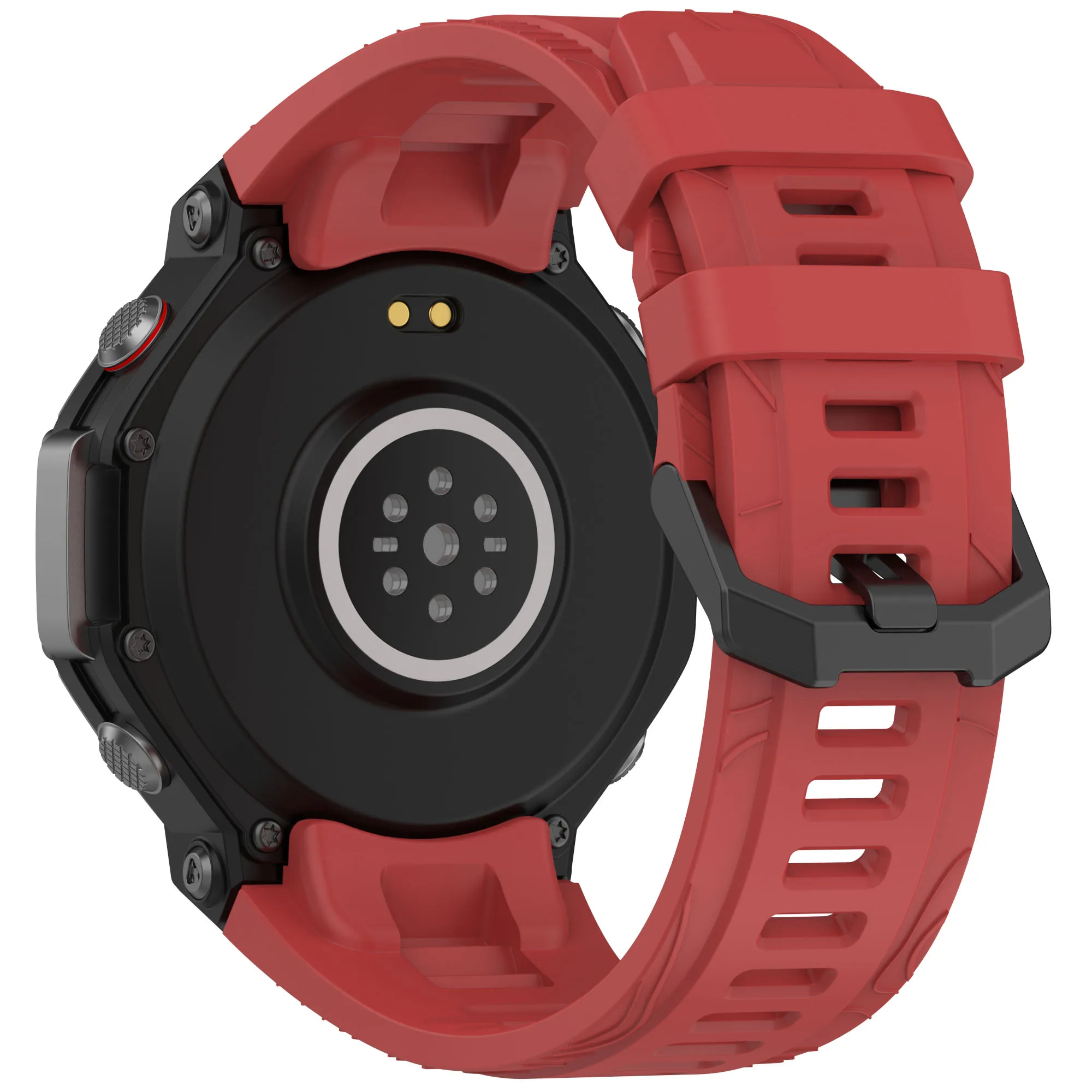 Enhanced Silicone Sports Watch Strap - Replacement Wristband Bracelet for All-Around Wear and Versatility