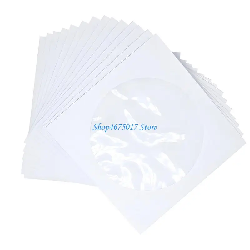 H4GA 콤팩트 디스크 종이 슬리브 봉투 8CM 크기 경량 및 내구성으로 휴대가 간편 공간 절약형 디자인