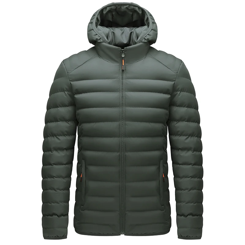 

Men Autumn and Winter Windproof Thickened Warm Jacket Parka Men Fashion Hooded Jacket Men Classic Casual Parka Coat Men