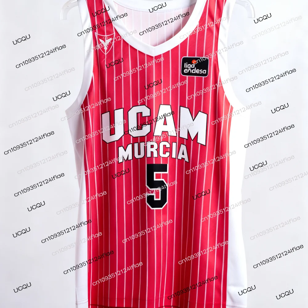 2025 Neuer spanischer Basketball 25/26 UCAM Murcia Basketball-Spieltrikot, Fan-Spezialtrikot-Set, Basketball, schnell trocknende Sportweste
