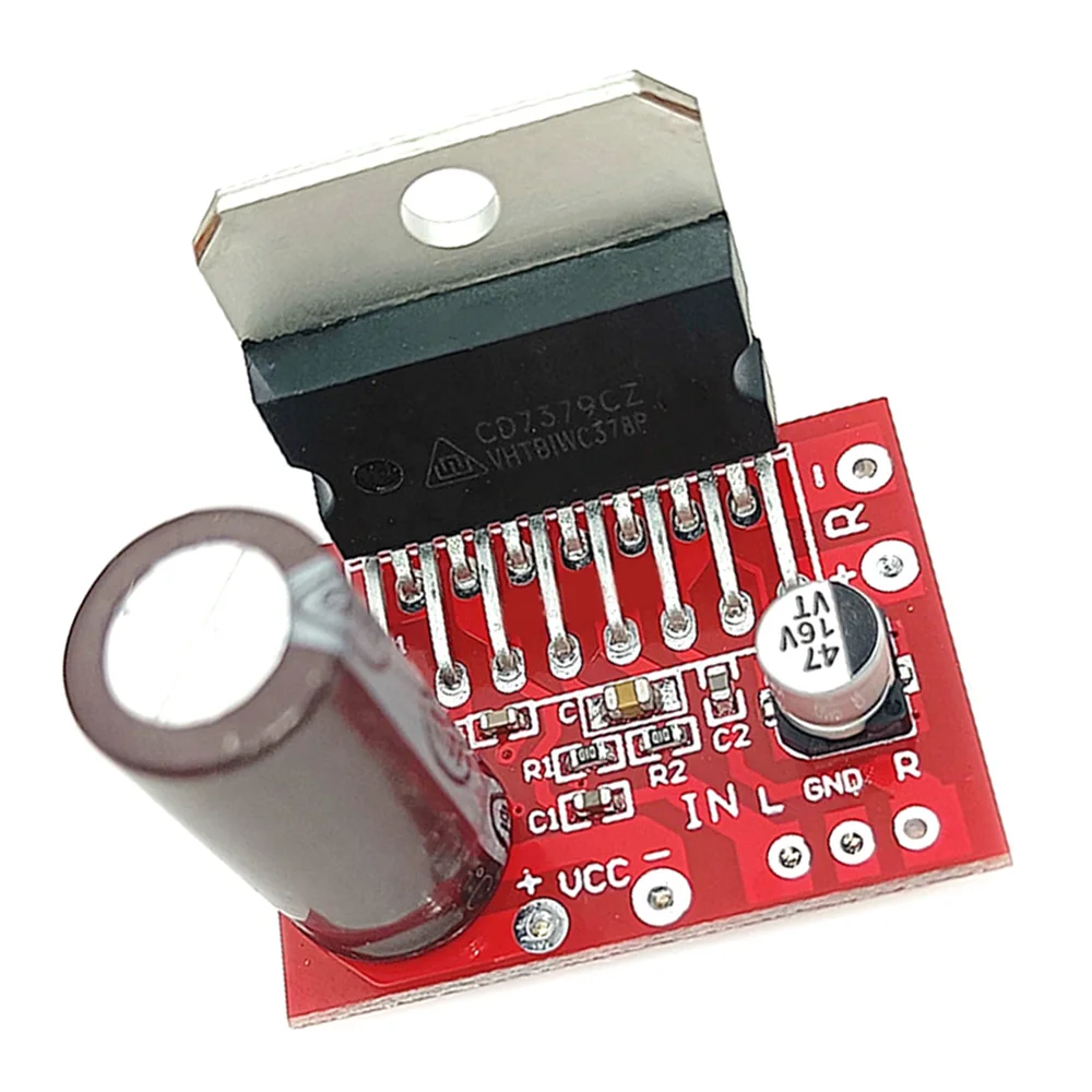 Audio Amplifier Board CD7379 Dual Channel Sound Amplifier Module DC 9V-15V 38W+38W High Power Stereo For Speakers