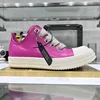 Men Low Top Casual Shoes Jumbo Lace Up Leather Main Line Thick Sole Pink Women Big Plus Size Ro Luxury Designer Sports Sneakers 2