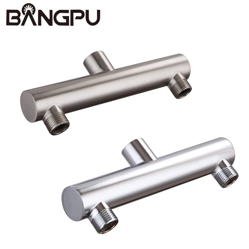BANGPUDoubleOutletManifoldBrassDualShowerHeadforTwinSprayer