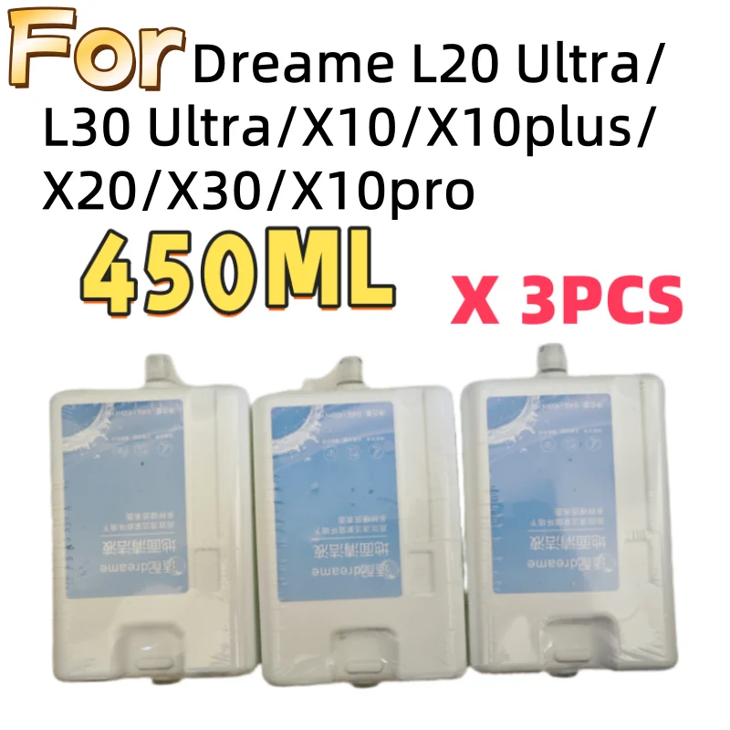 Nettoyant Spécial Sols 450 Ml Compatible Robots Dreame L30 Ultra, L20 Ultra, L10 Prime, X10...
