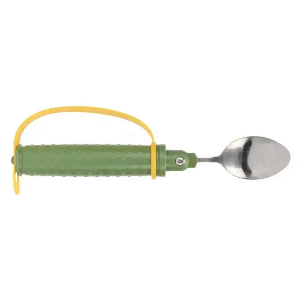 

Adjustable Eating Aids Spoon Anti Skid Safe Sanitary Elderly Disabled Auxiliary Tableware Arthritis Parkinsons Hands Tremors New