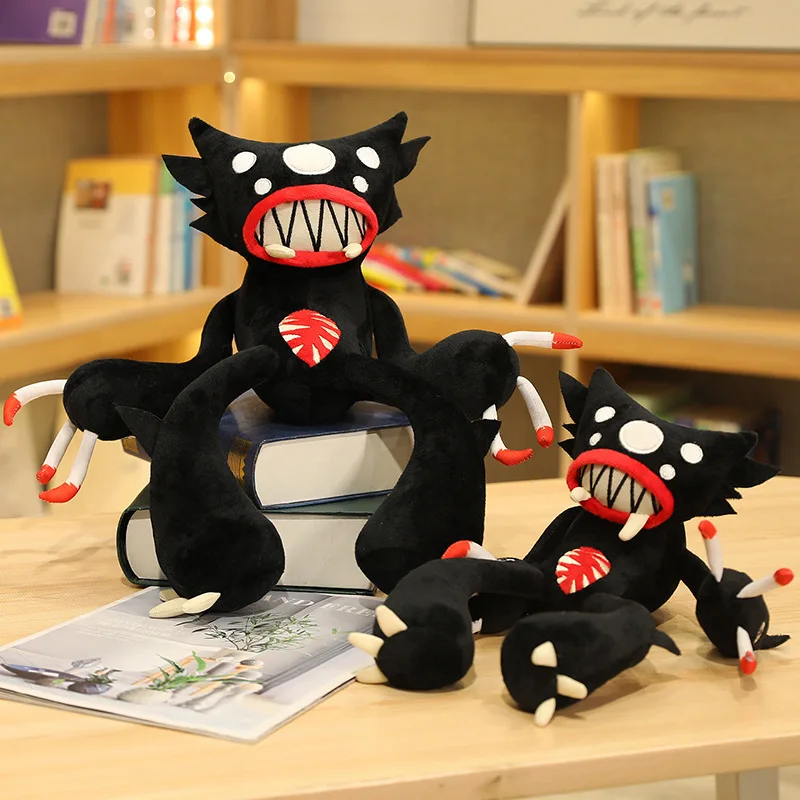 30-50cm Soft Spider Monster Creative Black Poppy Plush Toy Stuffed Animal Doll Pet Boyfriend Kid Son Birthday Funny Gift