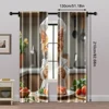 2pcs, Curtains Digital Printed Cat Chef Theme Durable Polyester (without rod) Decorations Outdoor Ldeal for Bedroom, Living 5