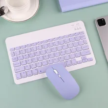 

10 inch Wireless Bluetooth Keyboard Mouse Set Universal Mini Bluetooth Keyboard Mouse For iPad Android Tablet Phone