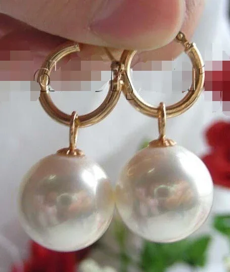 

Серьги из натурального жемчуга, 16 мм