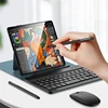 Suitable for Samsung Z Fold 7 6 5 4 Bluetooth Keyboard Ultra-thin Bracket Plain Leather Case Fold6 with Wireless Mouse Touch Pen