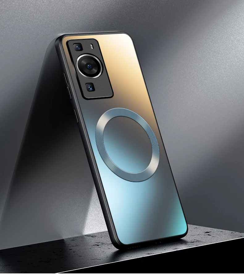 Sleek Magnetic Wireless Charging Protective Case - Hard Matte Finish