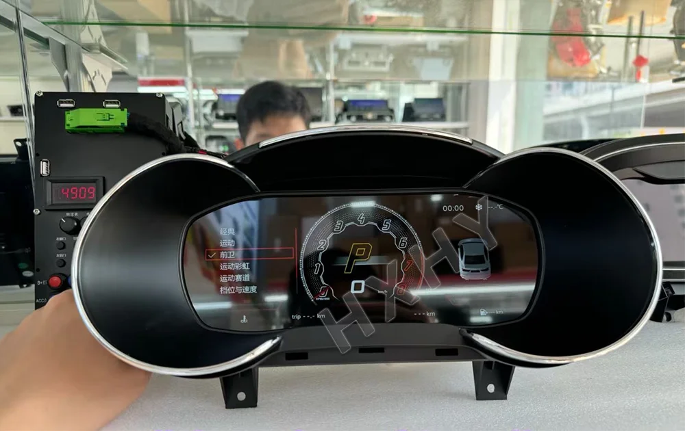Car Digital Cluster Instrument CockPit LCD Center Speedmeters Dashboard For Audi