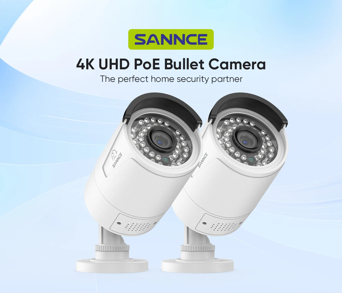 SANNCE 4K 8MP PoE IP security camera