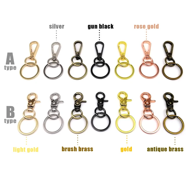 20Pcs Key Chain Clip Hook Clip Keychain Lobster Claw Clasp Key Ring Lanyard  Swivel Snap Hooks Clip Hardware DIY Accessories(47mm) : : Home  & Kitchen