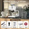 Empstorm portable electric coffee maker 20Bar Power Pressure Pump Manual smart italian espresso machine with grinder 5