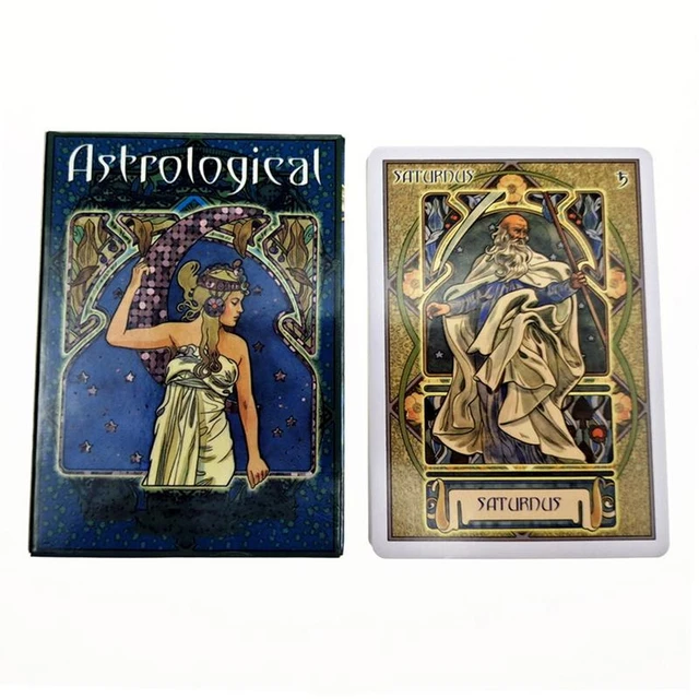 Astrologia cartas de tarô no caminho dos corpos celestes, 78 cartas,  oráculo, quadrinhos, versão em Inglês, tabela, adivinhação, brinquedos -  AliExpress