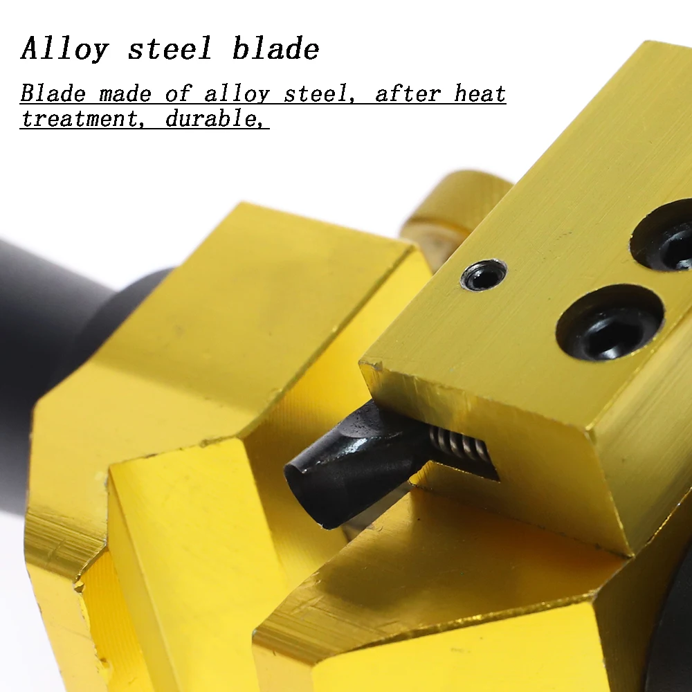 Spelafili BP-400 Spellafili rotante per cavi isolati ad alta e bassa tensione Coltello per rimozione strati spelafili per isolamento cavi 4