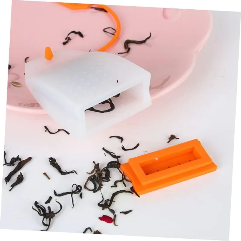 Food-grade Silicone Tea Bags Colorful Style Strainer Herbal Loose Tea Infusers Strainer Diffuser Teaware Accessories