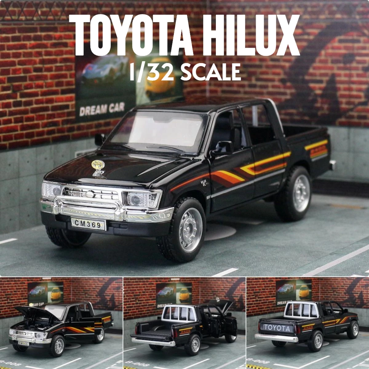 Voiture Miniature 1/32 UNIMOG U4000 Diecast Off-road Model Modèle
