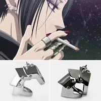 Anime Oosaki Nana Cosplay Metal Ring Armor Ring Rock Punk Style Movable Joint Rings Unisex Fashion Jewelry Prop Accessories Gift