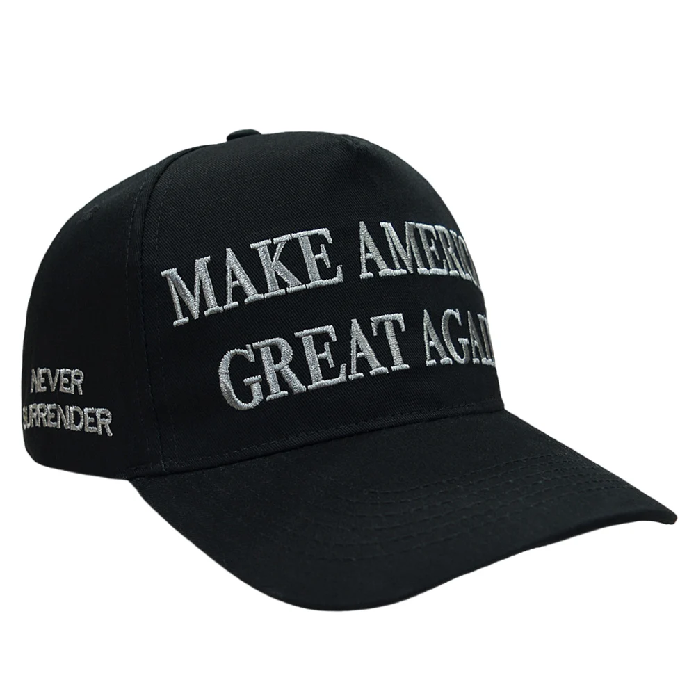 Baseball Cap Baseball Hats Baseball Caps Dark MAGA Hat Black MAGA Hat Trump Hats Never Surrender All Black 45/47th USA Embroidered Adjustable Musk's Baseball Cap