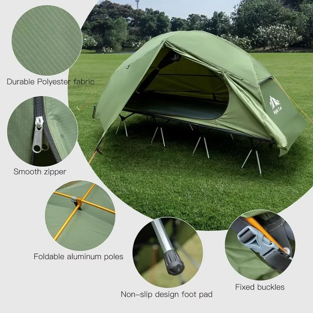 1-Person Camping Cot Tent 5