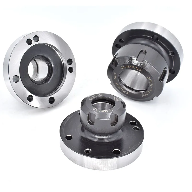 lathe chuck ER16 ER25 ER32 ER40 ER50 100mm 80mm Mini spindle Flange Four Axis cartridge Collet Fixture For CNC tools accessories