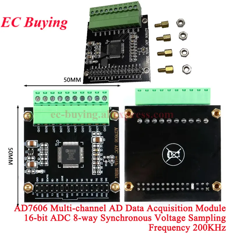 AD7606 Multi-channel ADC Analog to Data Acquisition Conversion
