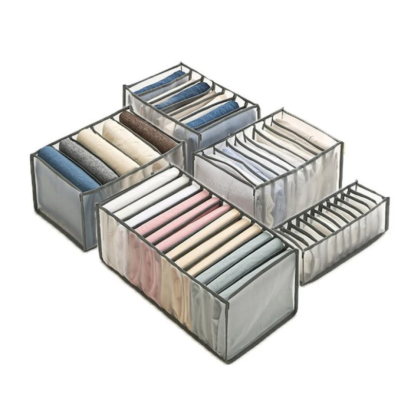 Cabinets Clothes Organizer Pants Underwear Storage Box Wardrobe Clothes Organizer Drawers T-Shirt Bra Socks Clothing Storage Box