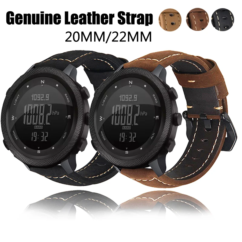Quick Release Genuine Leather Straps - Premium Retro Band