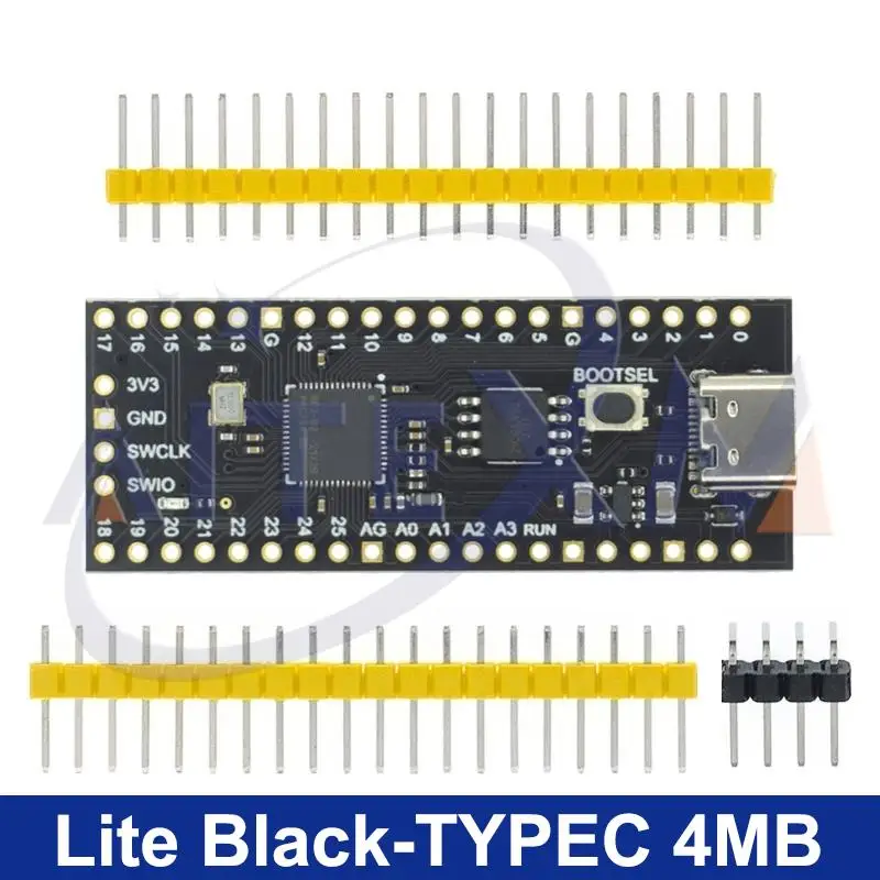 Development Board Circuit Board Raspberry Pi Pico Board RP2040 TYPE-C / MICRO Dual-Core 264KB ARM Low-Power Microcomputers High-Performance Cortex-M0+ Processor
