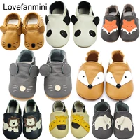 Baby Shoes genuine cow leather soft sole bebe newborn booties babies Boys Girls Infant toddler Moccasins Slippers First Walkers 3