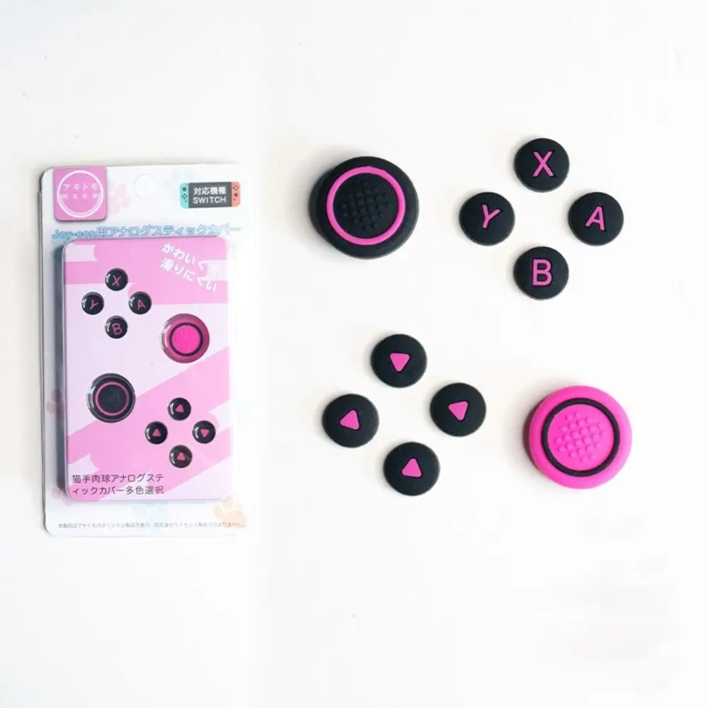 New Silicone D-pad Cross Button Colourful Durable Skin Case Soft ABXY ...