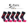 5 Pairs black