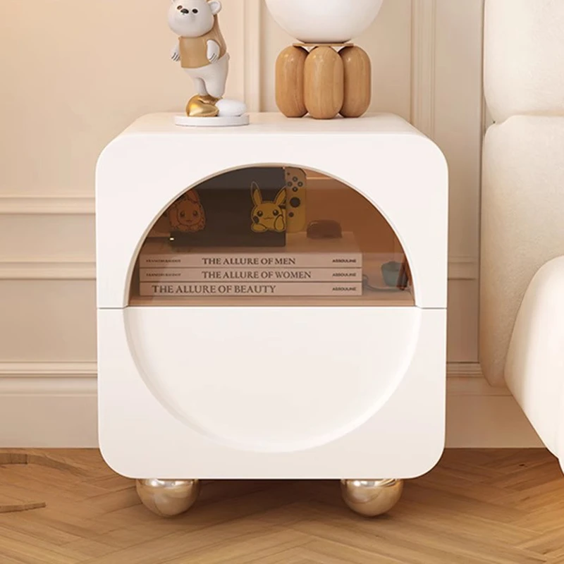 

Designer Drawers Nightstands Closets Comfortable Storage Cabinet Nightstands Mobile Bedroom Table De Chevet Luxury Furniture