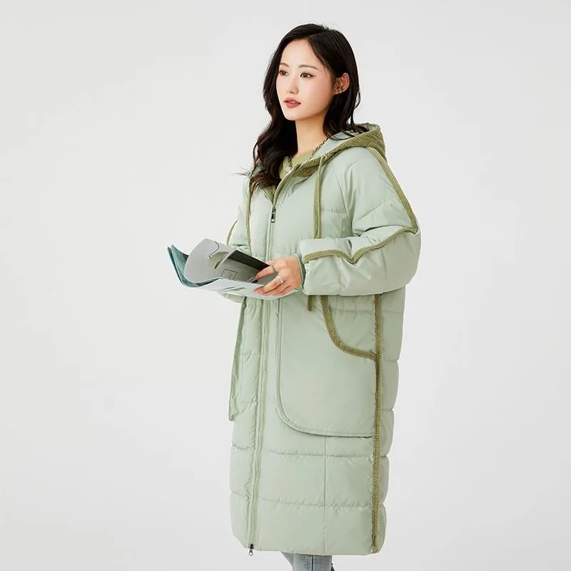 Рисунок 3 - Новинка 2023, женское пуховое пальто из хлопка