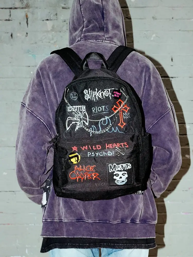 バッグ y2k grunge 2way oneshoulder backpack 00s Amazon.com | Goth Y2k EMO Messenger Bag Grunge Street